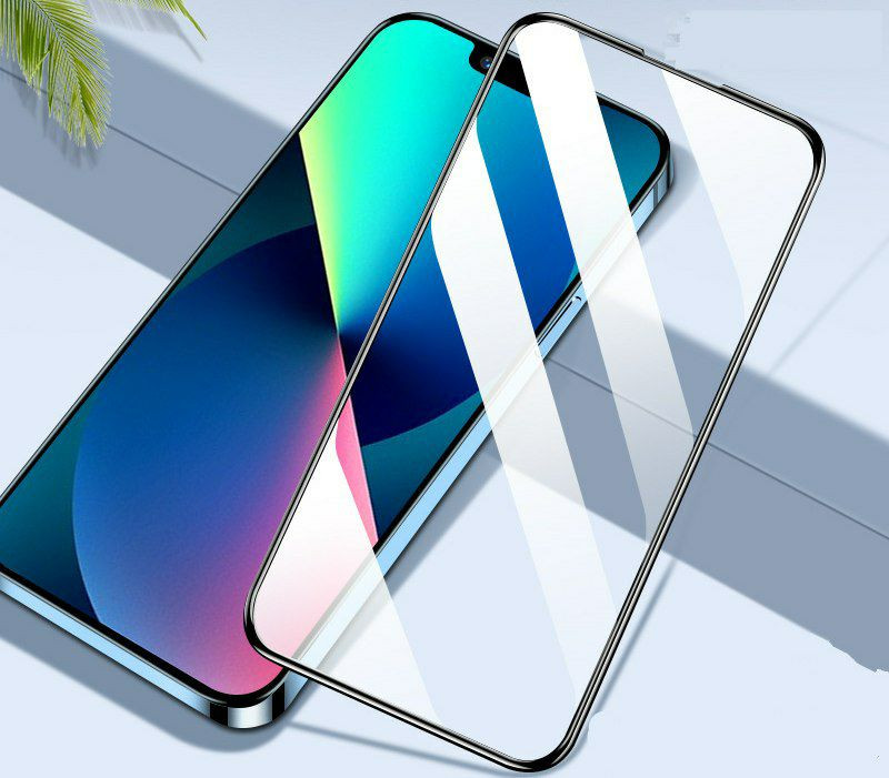 FILM de protection en verre trempe pour Apple IPhone   Film Airbag Full Screen Film de téléphone mobile Light Blue   model IPhone X/XS - IPhone 16Pro Max