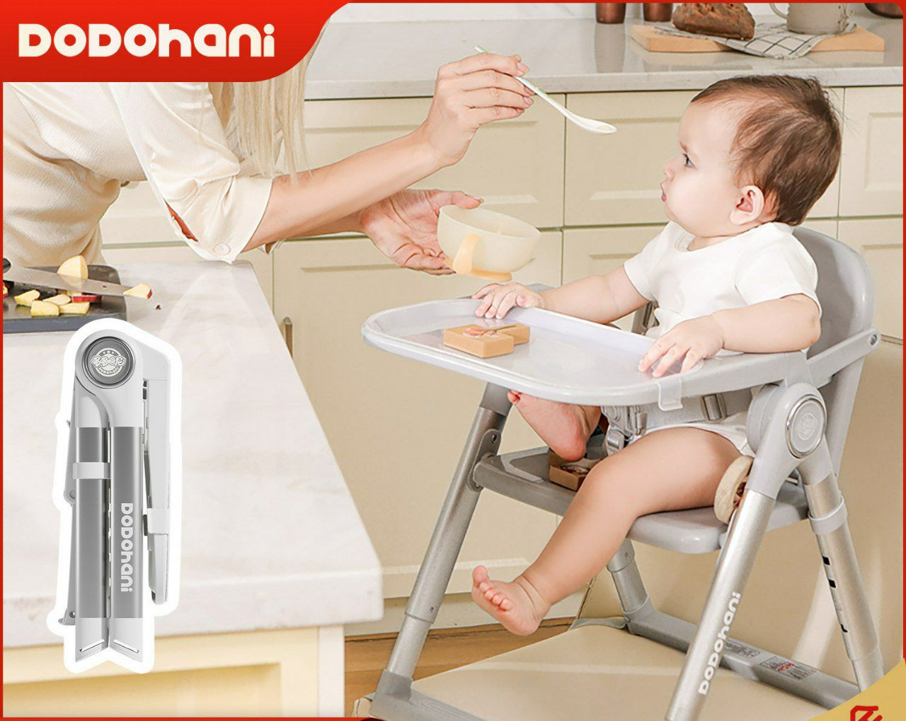 Chaise de salle à manger réglable pour enfants, multifonctionnelle, pliable, portable, pour bébé, siège de table à manger portable pour enfants