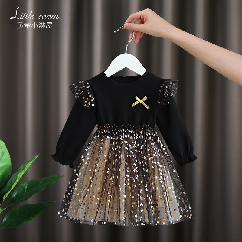 Robe d'été pour bébé fille, jupe moelleuse en coton de style coréen pour enfants, robe de princesse en maille de style super féerique