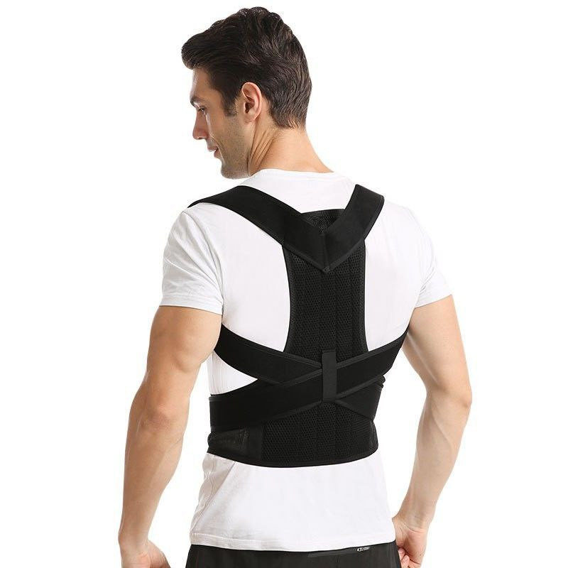 Ceinture de correction de quille invisible certifiée CE support dos anti-pliure correcteur de posture assise ceinture de correction de posture d'épaule ouverte respirante