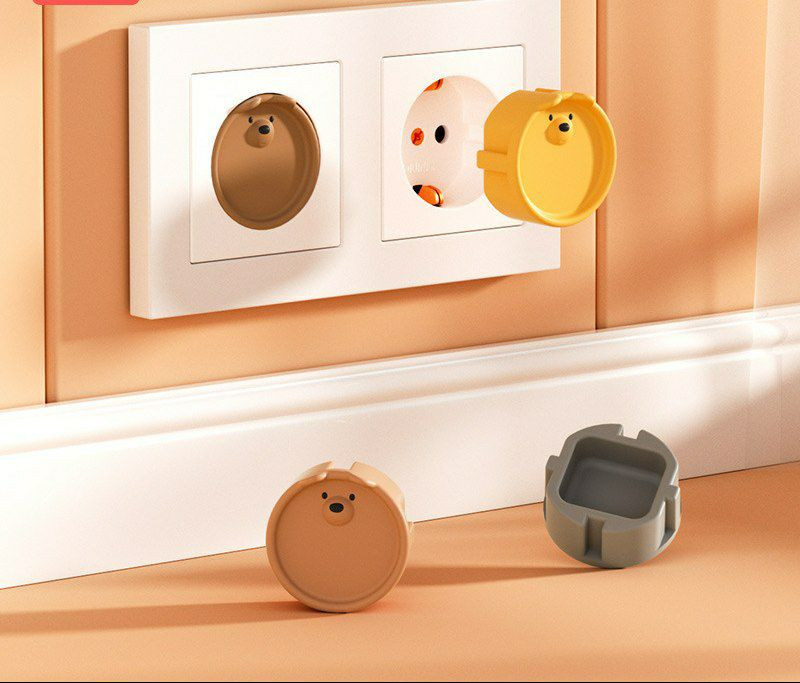 Couvre de protection des douilles pour la prise de sécurité des chocs anti-électrique pour enfants pour le commutateur de protection contre l'alimentation du nourrisson Couverture de protection